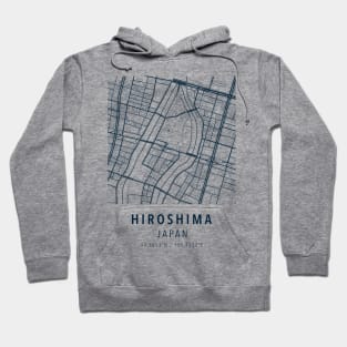 hiroshima simple map Hoodie